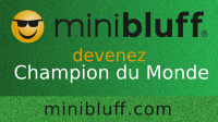 Matthias joue au Minibluff